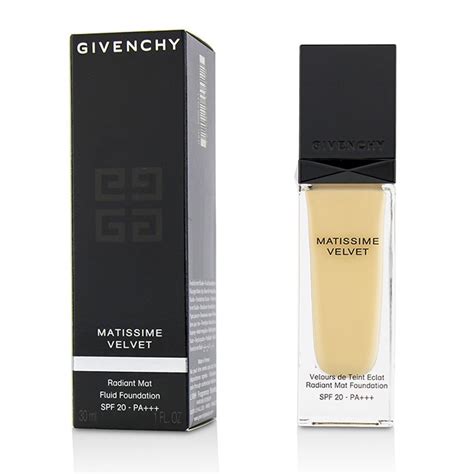 givenchy matissime velvet fluid foundation|Givenchy Matissime Velvet Radiant Mat Fluid Foundation SPF 20 .